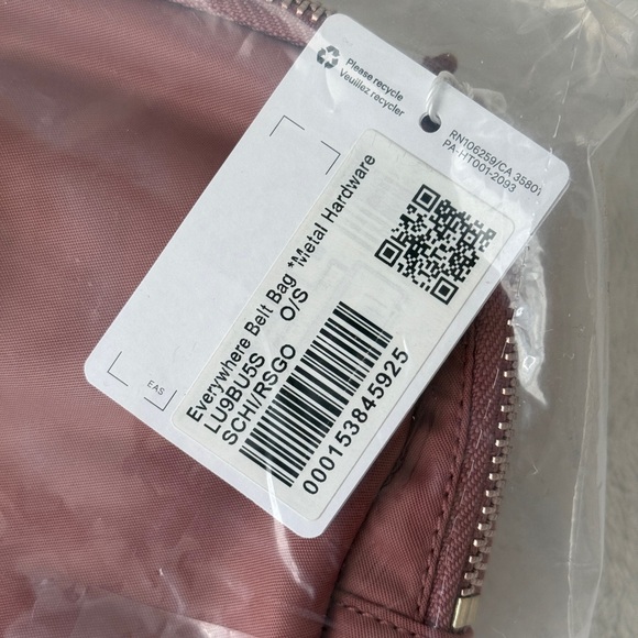 NWT Lululemon Everywhere Belt Bag Metal Hardware, Spiced Chai and Rose Gold - Picture 5 of 7